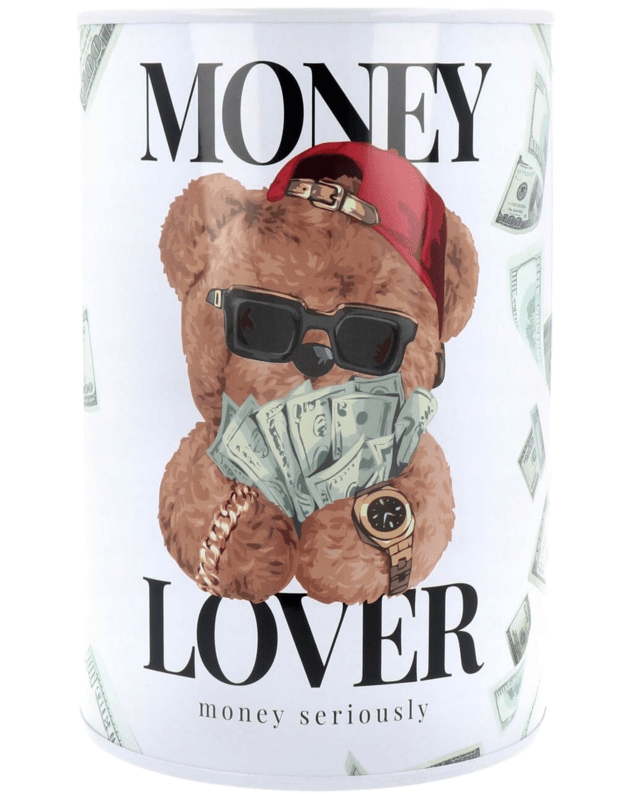 Metalinė taupyklė "Money lover"