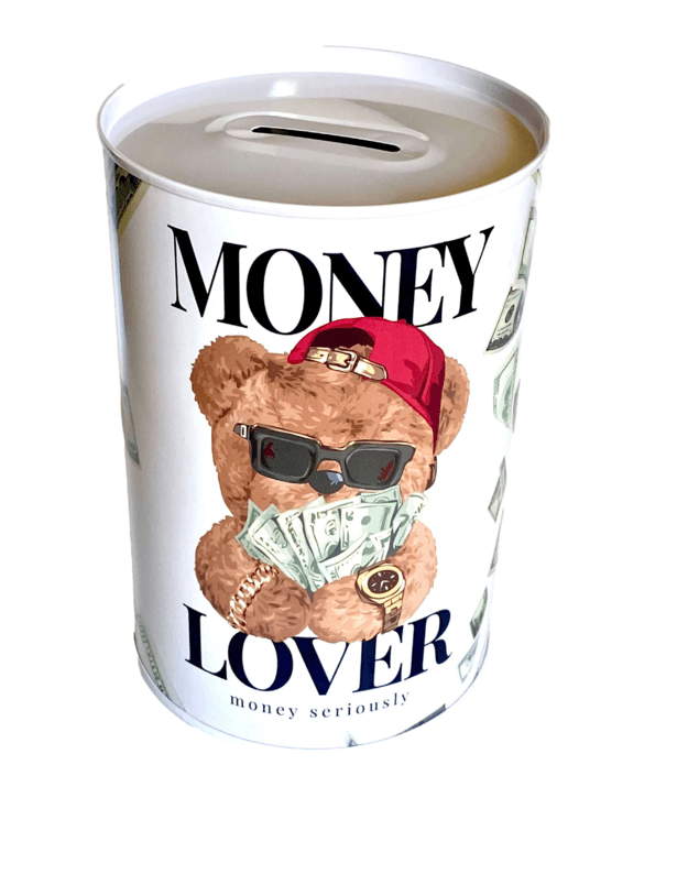 Metalinė taupyklė "Money lover"