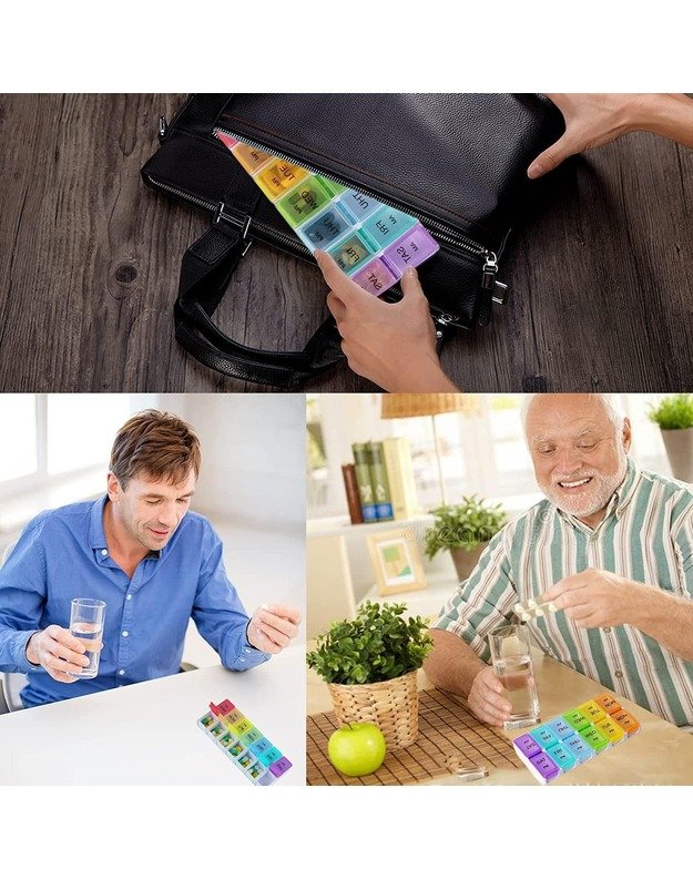 Vaistų dėžutė savaitei 2