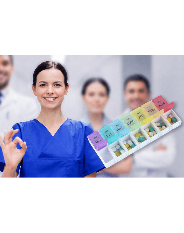 Vaistų dėžutė savaitei