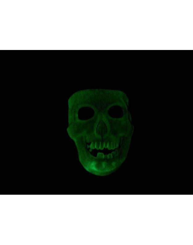 Fluorescencinė skeleto kaukė