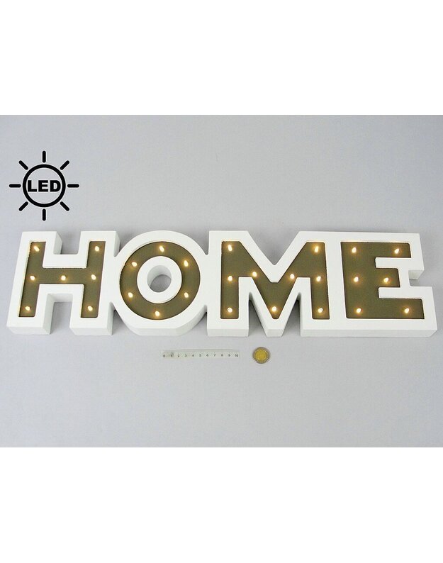 Dekoracija LED "HOME"