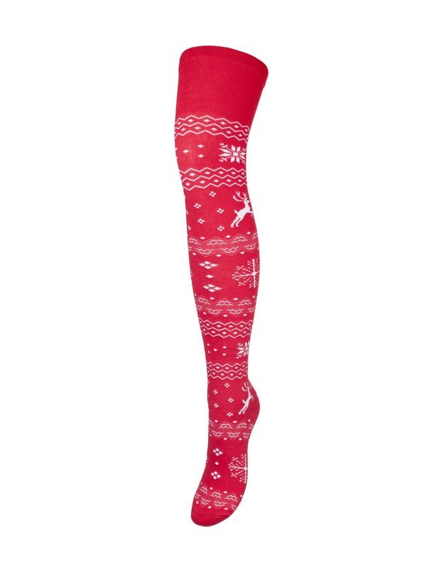 Ilgos moteriškos kalėdinės kojinės