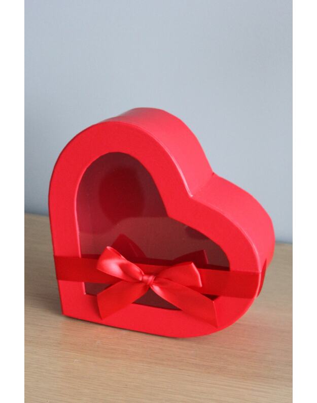 Dovanų dėžutė širdelė , 26x24x12 cm