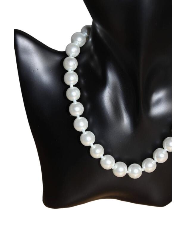 Stambių perlų vėrinys 43cm