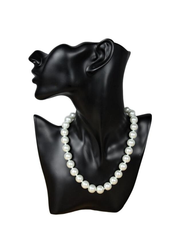 Stambių perlų vėrinys 35cm